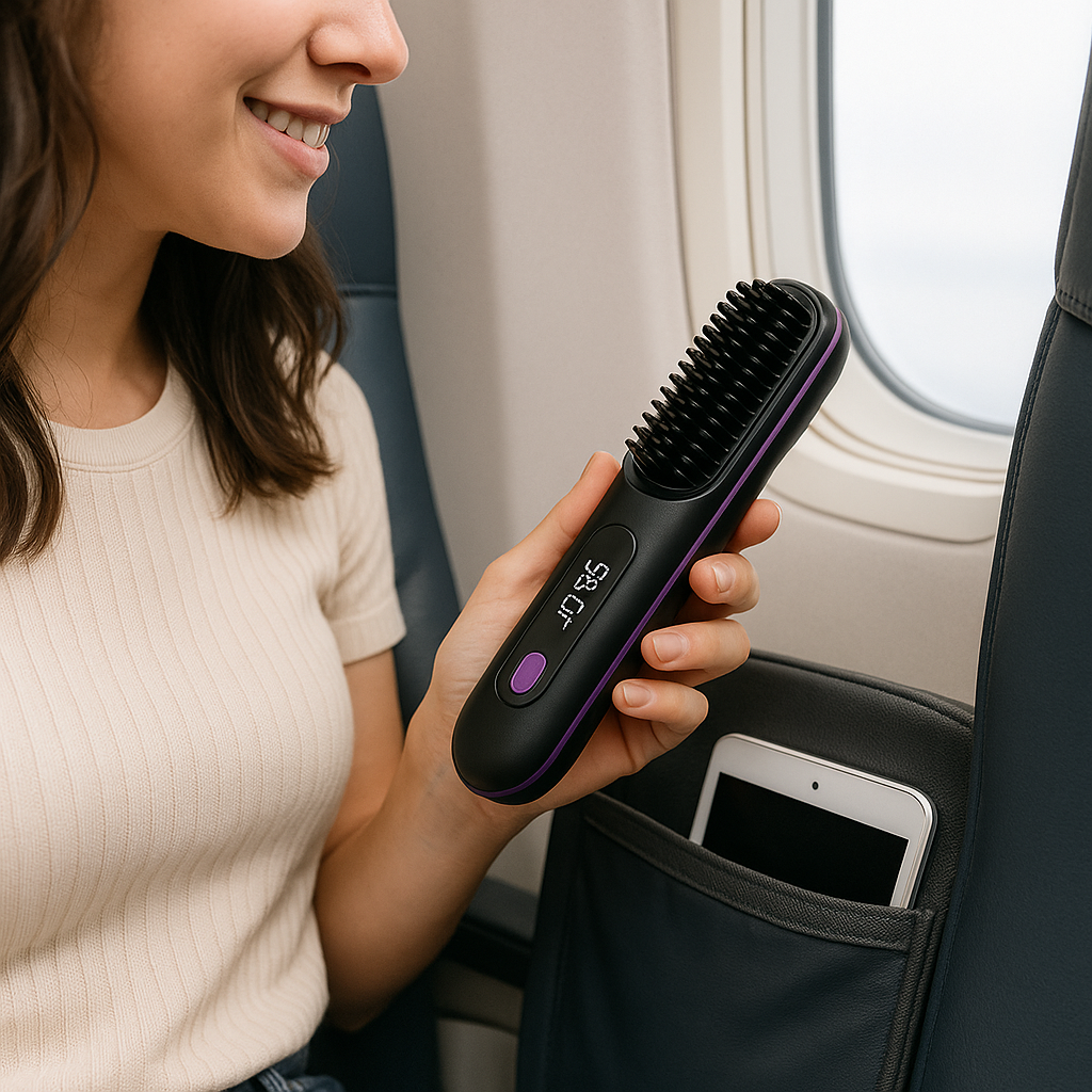 İstersenburada Akıllı Saç Düzleştirici Tarak – GoBrush PRO